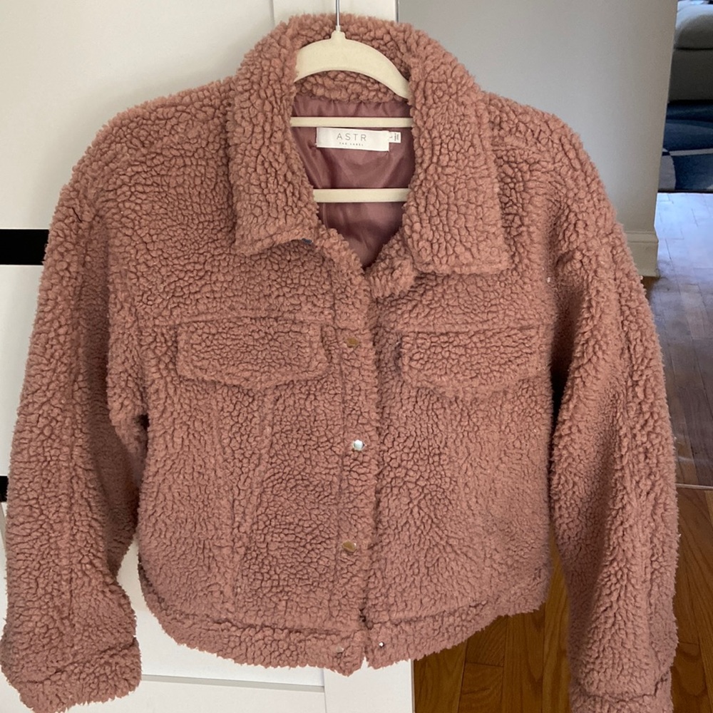 ASTR the Label maybe teddy coat